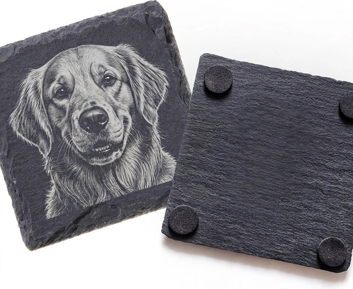 Pet Engraved Slate Coaster
