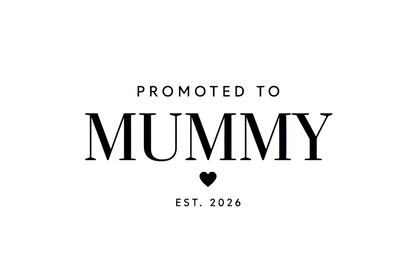 Promoted to Mummy & Daddy mug set