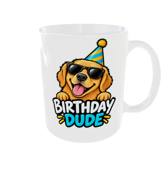 Birthday Dude Dog Mug