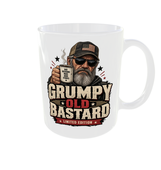 Grumpy Old Bastard Limited Edition Mug