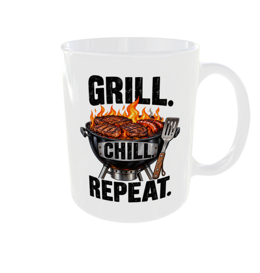 Grill Chill Repeat Mug