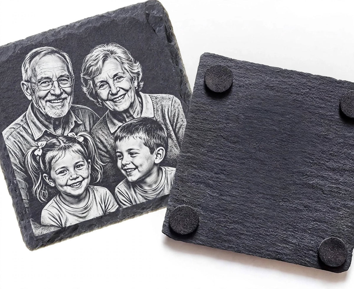 Personalised Photo Slate Coaster