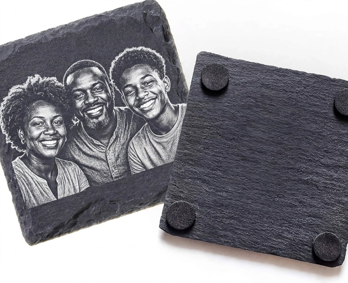 Personalised Photo Slate Coaster