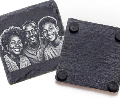 Personalised Photo Slate Coaster