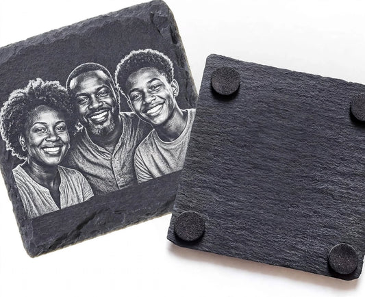 Personalised Photo Slate Coaster